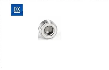 M15X1.5 DIN906 Blan Zenk Plating lwil oliv drenaj ploge
