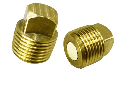 1\/2 pous (approx. 1.3 cm) Gason tiyo kon fil kwiv nwayo ploge ak tèt kare, mayetik lwil oliv drenaj ploge